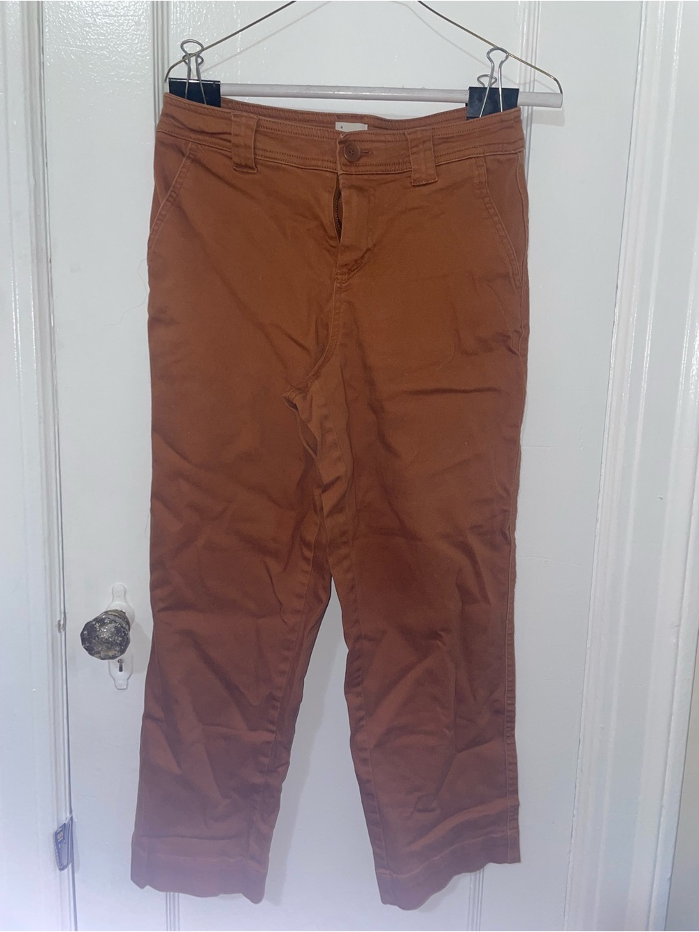 a new day Straight-Leg Pants in Rust Brown